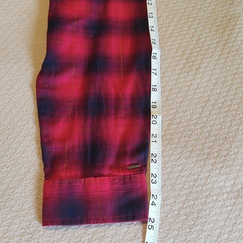 Tommy Hilfiger Women's Long Sleeve Button Up Plaid Shirt - Picture 13 of 14
